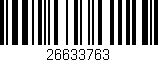 Código de barras (EAN, GTIN, SKU, ISBN): '26633763'