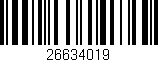 Código de barras (EAN, GTIN, SKU, ISBN): '26634019'