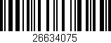 Código de barras (EAN, GTIN, SKU, ISBN): '26634075'