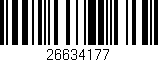 Código de barras (EAN, GTIN, SKU, ISBN): '26634177'