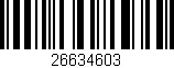 Código de barras (EAN, GTIN, SKU, ISBN): '26634603'