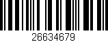 Código de barras (EAN, GTIN, SKU, ISBN): '26634679'
