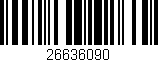 Código de barras (EAN, GTIN, SKU, ISBN): '26636090'