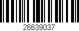 Código de barras (EAN, GTIN, SKU, ISBN): '26639037'