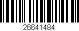 Código de barras (EAN, GTIN, SKU, ISBN): '26641484'