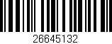 Código de barras (EAN, GTIN, SKU, ISBN): '26645132'