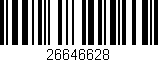 Código de barras (EAN, GTIN, SKU, ISBN): '26646628'