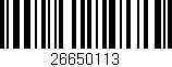 Código de barras (EAN, GTIN, SKU, ISBN): '26650113'