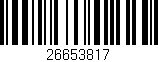 Código de barras (EAN, GTIN, SKU, ISBN): '26653817'