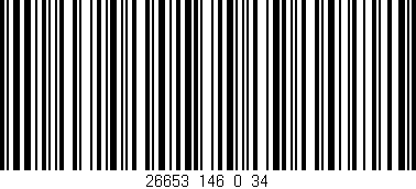 Código de barras (EAN, GTIN, SKU, ISBN): '26653_146_0_34'
