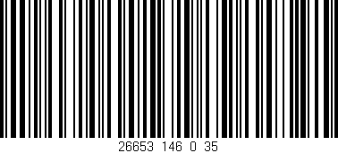 Código de barras (EAN, GTIN, SKU, ISBN): '26653_146_0_35'