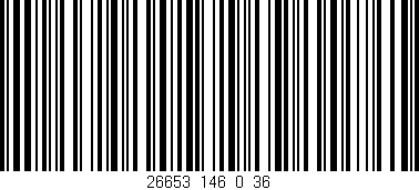 Código de barras (EAN, GTIN, SKU, ISBN): '26653_146_0_36'