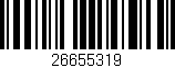 Código de barras (EAN, GTIN, SKU, ISBN): '26655319'
