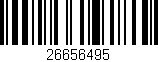 Código de barras (EAN, GTIN, SKU, ISBN): '26656495'