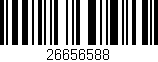 Código de barras (EAN, GTIN, SKU, ISBN): '26656588'