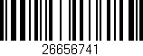 Código de barras (EAN, GTIN, SKU, ISBN): '26656741'