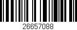 Código de barras (EAN, GTIN, SKU, ISBN): '26657088'