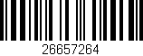 Código de barras (EAN, GTIN, SKU, ISBN): '26657264'