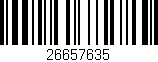 Código de barras (EAN, GTIN, SKU, ISBN): '26657635'