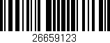 Código de barras (EAN, GTIN, SKU, ISBN): '26659123'