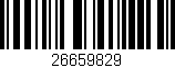 Código de barras (EAN, GTIN, SKU, ISBN): '26659829'