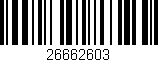 Código de barras (EAN, GTIN, SKU, ISBN): '26662603'