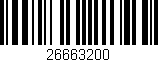 Código de barras (EAN, GTIN, SKU, ISBN): '26663200'