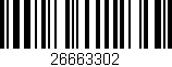 Código de barras (EAN, GTIN, SKU, ISBN): '26663302'