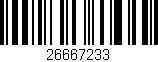 Código de barras (EAN, GTIN, SKU, ISBN): '26667233'