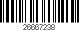 Código de barras (EAN, GTIN, SKU, ISBN): '26667238'