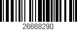 Código de barras (EAN, GTIN, SKU, ISBN): '26668290'