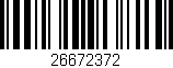 Código de barras (EAN, GTIN, SKU, ISBN): '26672372'