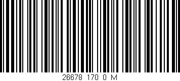 Código de barras (EAN, GTIN, SKU, ISBN): '26678_170_0_M'