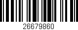 Código de barras (EAN, GTIN, SKU, ISBN): '26679860'