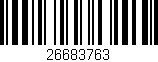 Código de barras (EAN, GTIN, SKU, ISBN): '26683763'