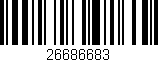 Código de barras (EAN, GTIN, SKU, ISBN): '26686683'