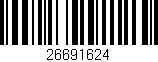Código de barras (EAN, GTIN, SKU, ISBN): '26691624'