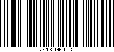 Código de barras (EAN, GTIN, SKU, ISBN): '26706_146_0_33'