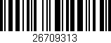 Código de barras (EAN, GTIN, SKU, ISBN): '26709313'