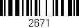 Código de barras (EAN, GTIN, SKU, ISBN): '2671'