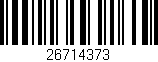 Código de barras (EAN, GTIN, SKU, ISBN): '26714373'