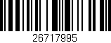 Código de barras (EAN, GTIN, SKU, ISBN): '26717995'