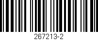 Código de barras (EAN, GTIN, SKU, ISBN): '267213-2'