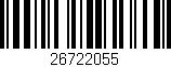 Código de barras (EAN, GTIN, SKU, ISBN): '26722055'