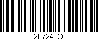 Código de barras (EAN, GTIN, SKU, ISBN): '26724_O'