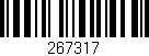 Código de barras (EAN, GTIN, SKU, ISBN): '267317'