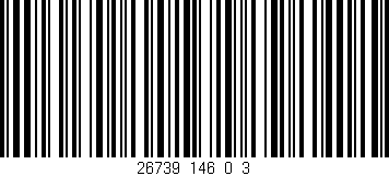 Código de barras (EAN, GTIN, SKU, ISBN): '26739_146_0_3'