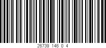 Código de barras (EAN, GTIN, SKU, ISBN): '26739_146_0_4'