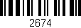 Código de barras (EAN, GTIN, SKU, ISBN): '2674'