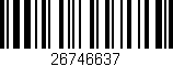 Código de barras (EAN, GTIN, SKU, ISBN): '26746637'